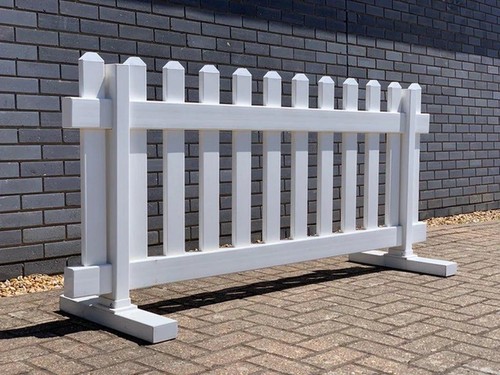6ft temporary picket fence - temporary,