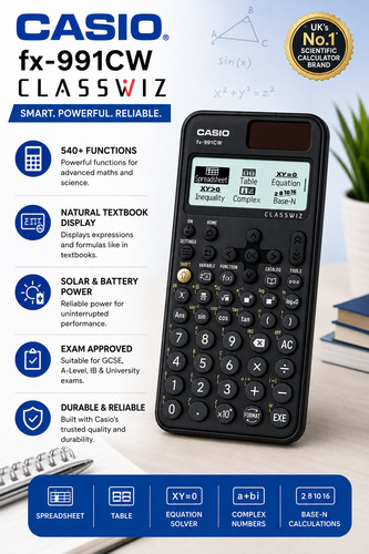 Casio 991cw advanced - ✅, fx-991cw