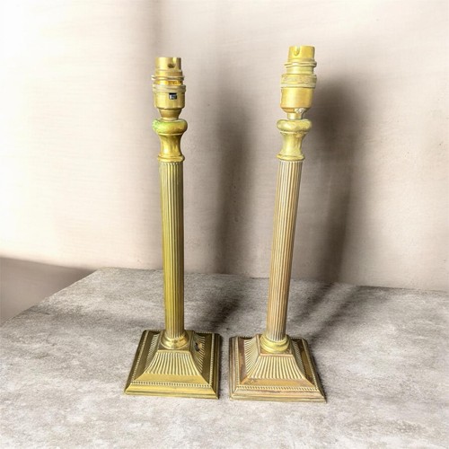 Pair vintage brass - pair,
