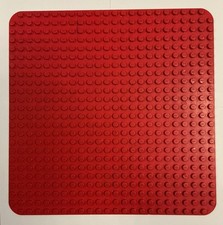 Vintage LEGO DUPLO Red Base Plate Board 24x24 Stud (38cm x 38cm) Part No 353