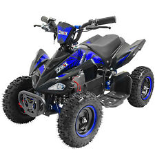 ZORAX 6" Blue 1000W 36V Wheel Kids Mini ATV Electric Battery Quad Bike Children