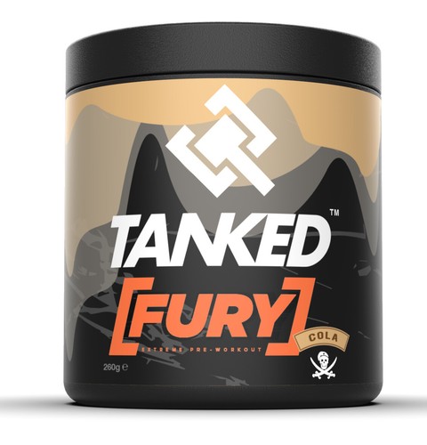 Fury pre workout powder tanked - fury,