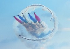 RAF Red Arrows, Hawks, canvas