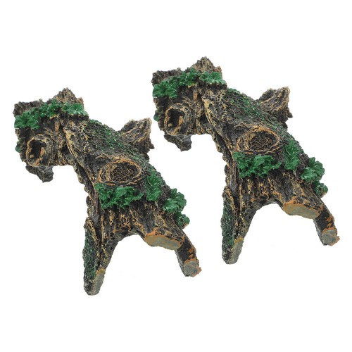 2pcs reptile hideout - reptile, resin