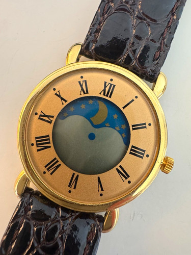 Moon phase quartz - dress, watch