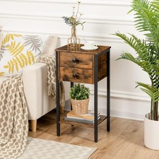 Tall Nightstand Bedside Table