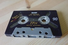 BASF TP IV 90 METAL MAXIMA TYPE IV AUDIO CASSETTE TAPE - USED