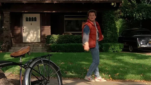 Vintage 1984 marty mcfly nike - vintage,