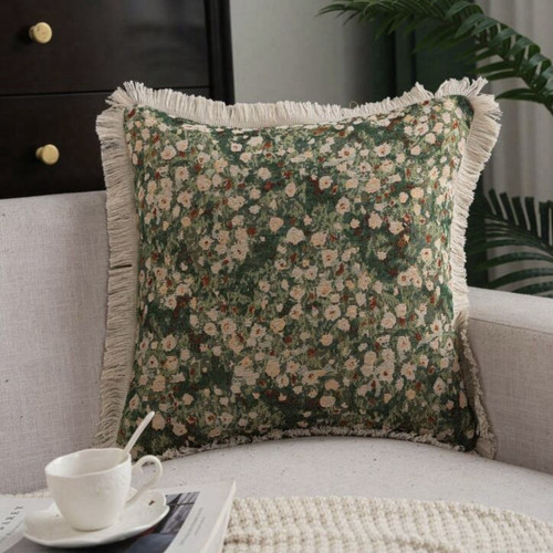Square decorative pillow green - square,