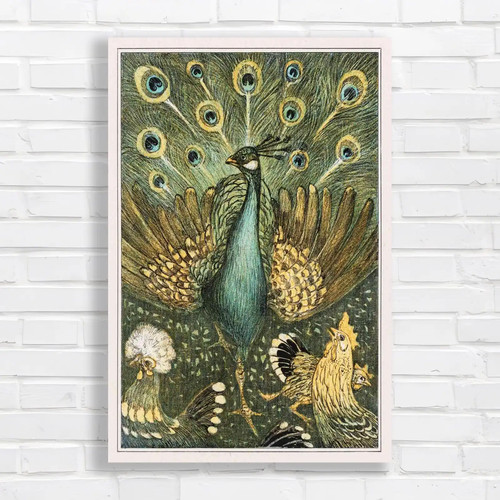 Vibrant peacock original - peacock,