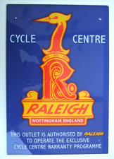1970’s Raleigh ‘CYCLE CENTRE’ Sign – Great Workshop/Man Cave Memorabilia