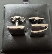 Marks & Spencer M&S Autograph Men’s Platinum Plated Cufflinks -Classic & Elegant