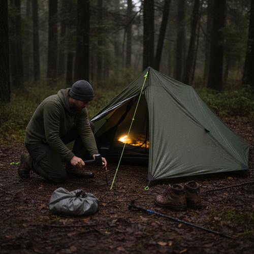 Solo camping tent - tent,