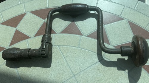 Vintage hand brace - brace,