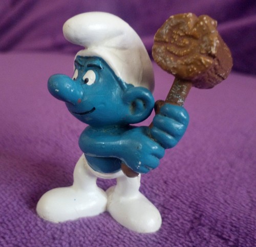 Vintage mallet smurf - vintage,