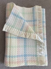Vintage Pram Rug Baby Blanket