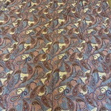 Next Kashmir Curtains 100% Cotton 1986 Lined 78” W x 84” L Pencil Pleat Vintage