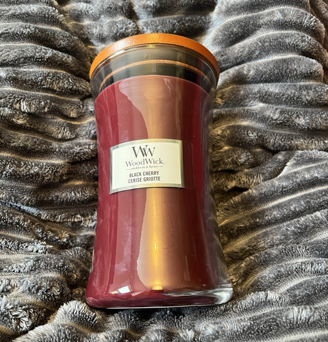 Woodwick black cherry scented - woodwick,
