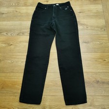 Harley Davidson Jeans Mens W30 L32 Black Regular Fit Straight Leg Made USA Denim