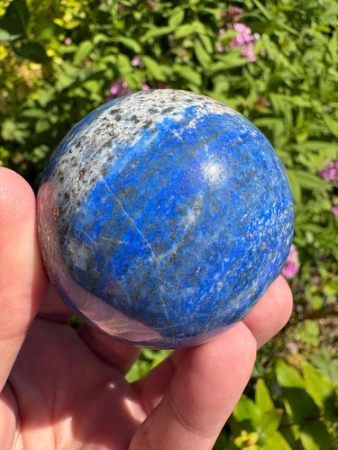 Lapis lazuli crystal sphere - crystal,