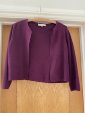 Hobbs Bolero Cardigan In Berry