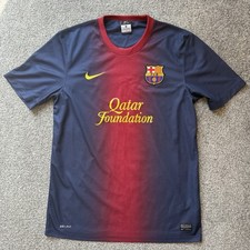 Men's Nike Dri-Fit FC Barcelona Football Shirt 2012-2013 Size M Blue 478325-410