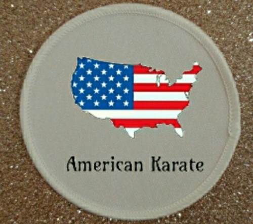 American karate iron sew - american,
