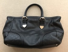 GENUINE GUCCI SIGNORIA TOTE LEATHER HANDBAG WITH GUCCISSIMA DETAIL LARGE 181510