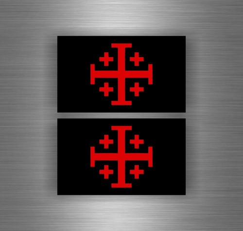 Sticker cross jerusalem - cross,