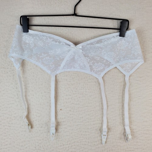 Garter belt empire white - white, 2x
