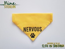 High visibility dog bandana - high,