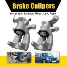 Pair Rear L& R Brake Caliper for Mini R56 Cooper 2006 Cabriolet R57 34216785611