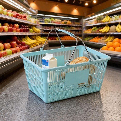 Shopping basket supermarket - shopping,