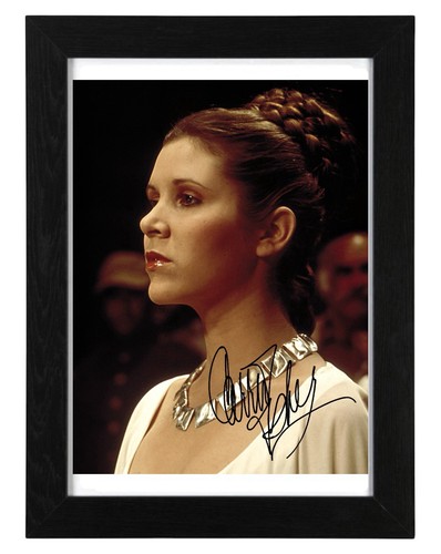 Carrie fisher signed autograph - fisher,