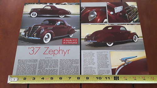 1937 lincoln zephyr 12 - zephyr, v-12