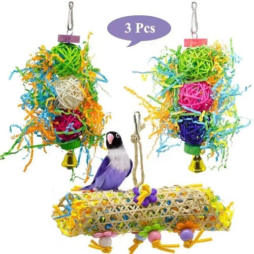 Pet bird chewing toy - pet, colorful