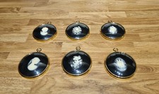 6 x The Miniature World of Peter Bates in Cameo - Made In England 