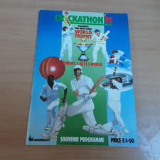 Crickathon 1991 - Europe v Rest of World - Souvenir Programme