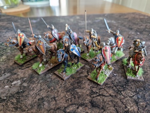Mounted norman knights 1066 - -,