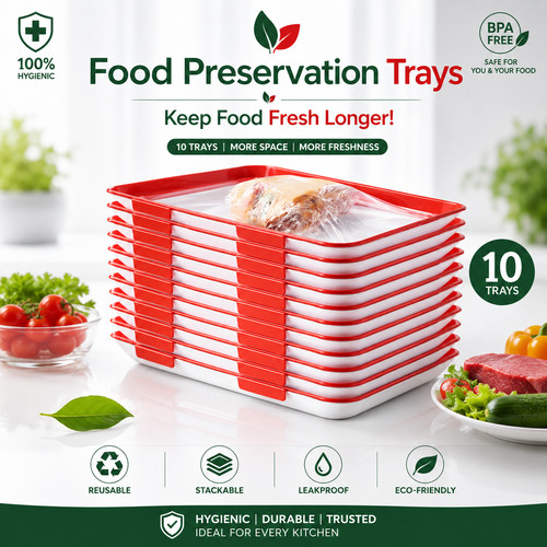 10x stretch food storage tray - stretch,
