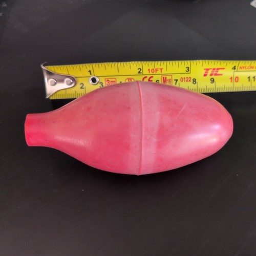 Rubber bulb teat pear - , shaped