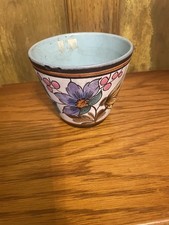 2 X Vintage Gouda Flora Sylvia 4inch Flower Pots 