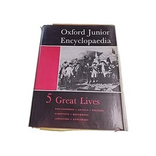 Oxford Junior Encyclopedia Great Lives V5 1960 Hardback Book