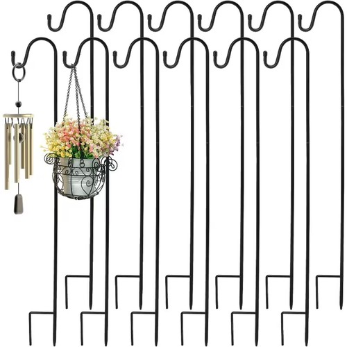 10x shepherd hooks - shepherd,