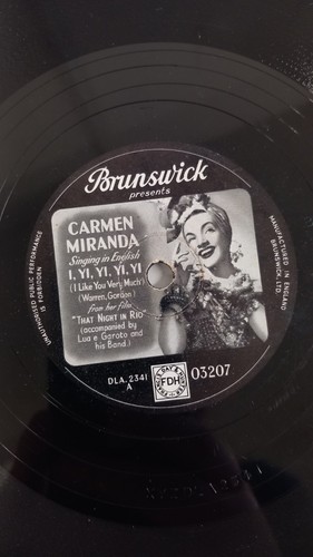 Carmen miranda 1941 brunswick - carmen,