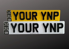 3D Gel Raised Number Plates
