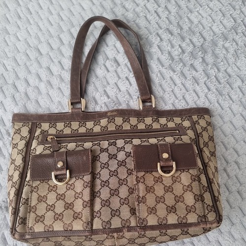 Iconic gucci canvas tote - canvas,