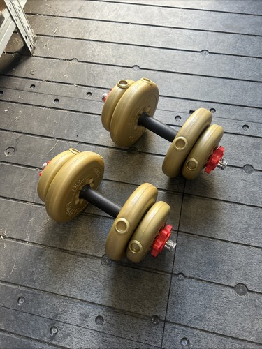 York dumbbells 15kg total - york,