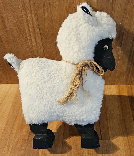 Vintage plush sheep - sheep, decorative