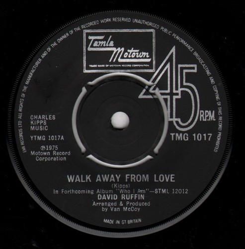 David ruffin walk away - away, from